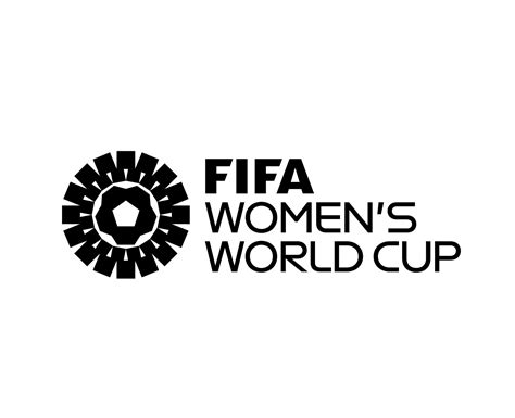 Fifa Women's World Cup 2023 official Logo Black Mondial Champion Symbol ...