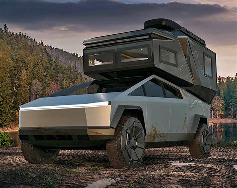 LOKI Basecamp Falcon Camper Fits the New Tesla Cybertruck, Starts at ...