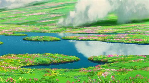 Meadows (from Howl's Moving Castle) [1920x1080] | Studio ghibli ...