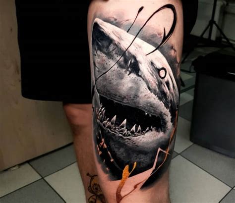 Shark tattoo by Marek Hali | Post 31321