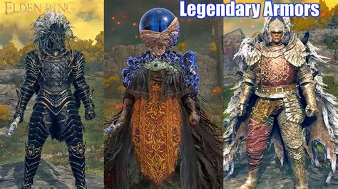 Elden Ring - All Legendary Armor Sets Showcase - YouTube