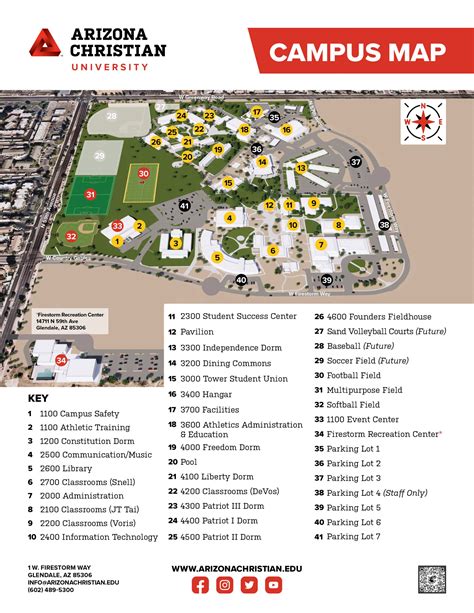 Arizona Christian University Campus Map - Galina Christiane