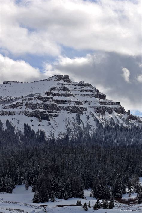 RiverWind-Photography — Fresh Snow on Togwotee Pass: Absaroka Mountains,...