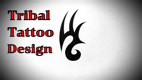 How to draw a tribal tattoo easy design step by step Drawing tribal ...