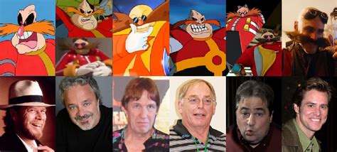 Dr. Eggman with voice actors plus actor by zielinskijoseph on DeviantArt