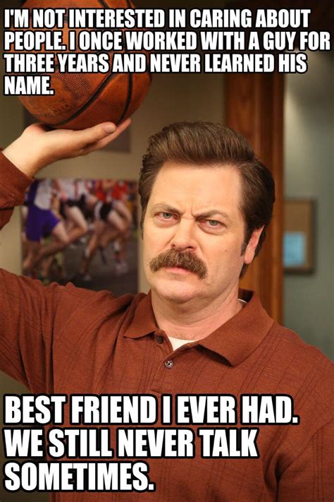 Ron Swanson Mustache Meme