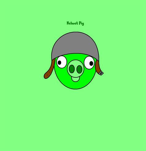 Angry Birds - Helmet Pig by worldofcaitlyn on DeviantArt