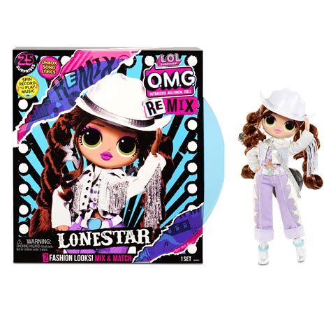 LOL Surprise OMG Remix Lonestar Fashion Doll, Plays Music with Extra ...