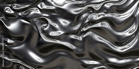 glam metal texture background, chromed texture liquid metal. Generated ...