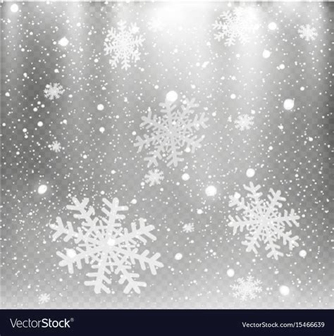 Stock falling snow snowflakes Royalty Free Vector Image