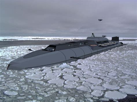 Submarine aircraft carrier on patrol in the Arctic by indowflavour on ...