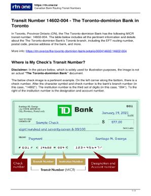 Fillable Online 000414602Transit and Routing Numbers for the The ...