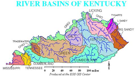 √ Rivers In Kentucky Map