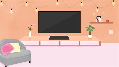 Gacha Life Living Room Background With Tv A downloadable game for windows