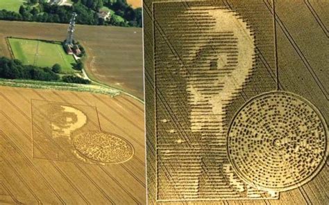 The famous (and real) crop circle with a binary code and ...