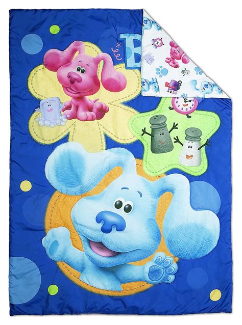 Blue's Clues Blues Clues 4 Piece Bedding Sets, Crib Bed - Walmart.com