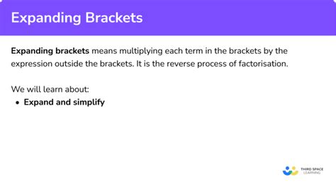 Expanding Brackets - GCSE Maths - Lesson, Examples & Worksheet [FREE]