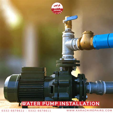 Water pump installation - 0332-6678622 - 0332-6678611