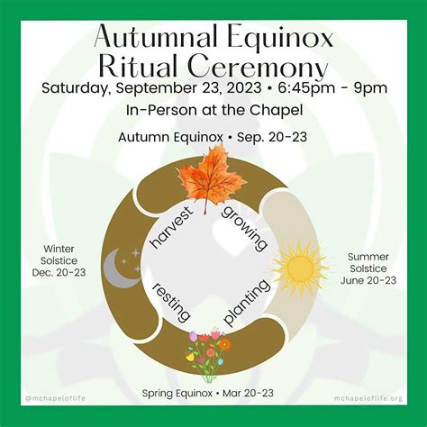 Autumn Equinox Celebration, Metaphysical Chapel of Life, Newport News ...