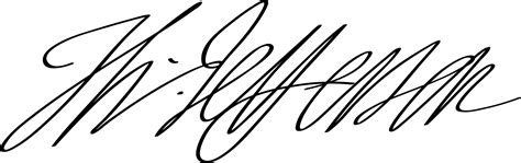 Clipart - Thomas Jefferson Signature