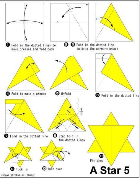 Star 5 - Easy Origami instructions For Kids