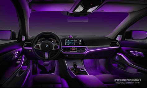 BMW 3 Series G20 11 Colors Ambient Light-BMW G20 Interior Light Upgrading