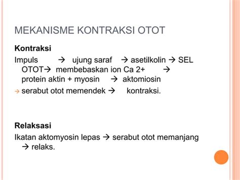 Mekanisme kerja otot & rangka hewan | PPT