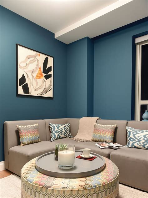 Color of the Month, June 2019: Bluestone | Room wall colors, Living ...