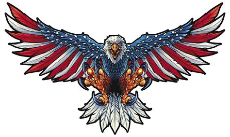 Summit Gifts FLY044 American Flag Eagle Steel Sign | Summit Racing