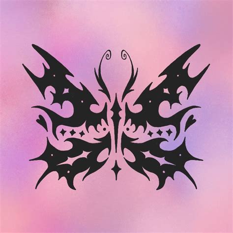 y2k butterfly print | Butterfly art print, Unique butterfly tattoos ...