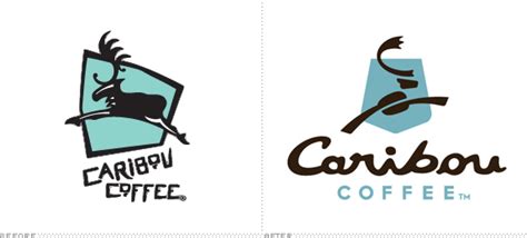 Brand New: Caribou Coffee Leaps into the Future | Coffee logo, Caribou ...