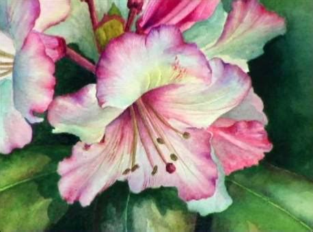 How to paint flowers in watercolours