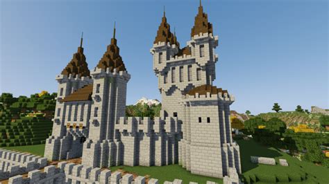 How To Build A Castle Minecraft Tutorial | Medieval Castle Part 2 ...