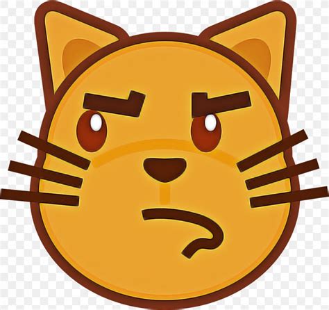 Cat Emoji Kitten Smile Cartoon, PNG, 989x932px, Cat, Cartoon, Emoji ...