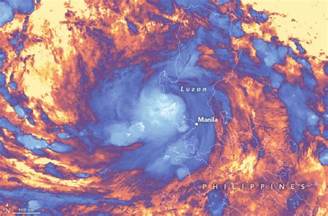 Satellite Image Shows Typhoon Noru Strike The Philippines ...