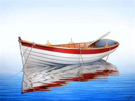 Row Boat Paintings for Sale