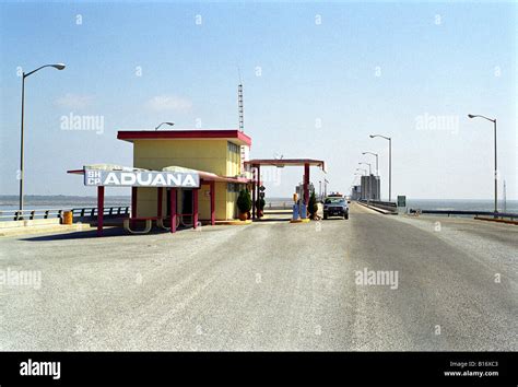 Lake Amistad Dam Border Crossing between Del Rio Texas USA and Acuna ...