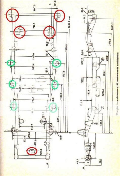 Jeep yj frame dimensions inches