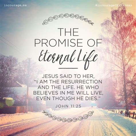 Day 18- The Promise of Eternal Life // Jesus said to her, "I am the ...