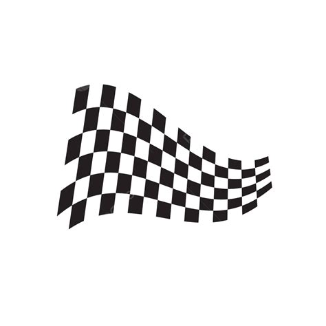 Minimalist Race Flag Icon And Logo Design Black Race Logo Vector, Black ...