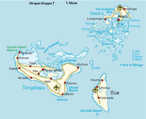 Tonga | Mapas Geográficos de Tonga