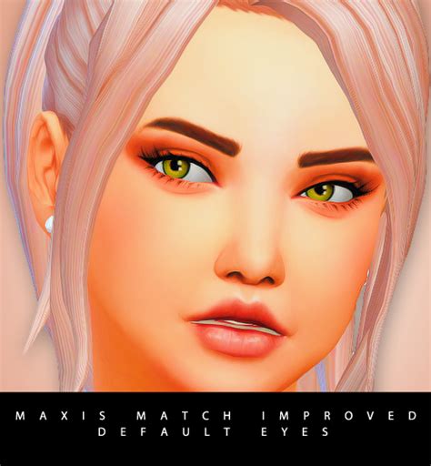 Maxis match improved default eyes Sims 4 Cc Eyes, Sims 4 Mm Cc, The ...