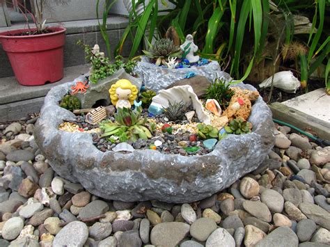 My Very Own Mermaid Garden! YAY! | Fairy garden, Succulents garden, Garden