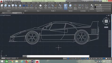 Autocad Car Design