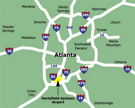 Atlanta Airport Map