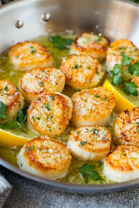 Pan Grilled Sea Scallops Recipe | Deporecipe.co