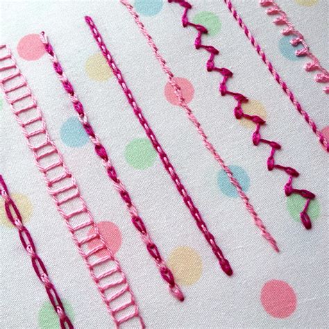 &Stitches: Exploring Chain Stitch Variations