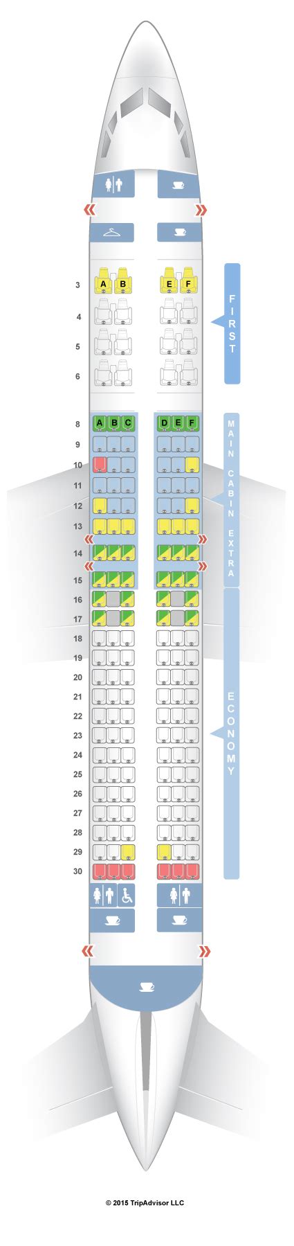 SeatGuru Seat Map American Airlines Boeing 737-800 (738) V1 - SeatGuru ...