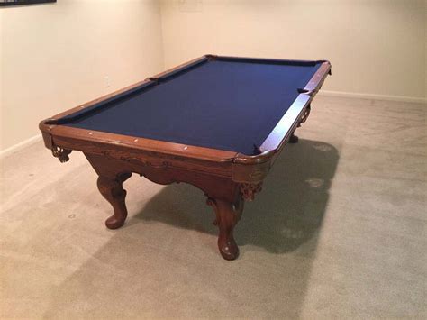 Olhausen Queen Anne Pool Table For Sale