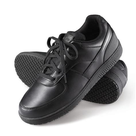 Genuine Grip Men's Slip-Resistant Athletic Work Shoes #2010 Black ...